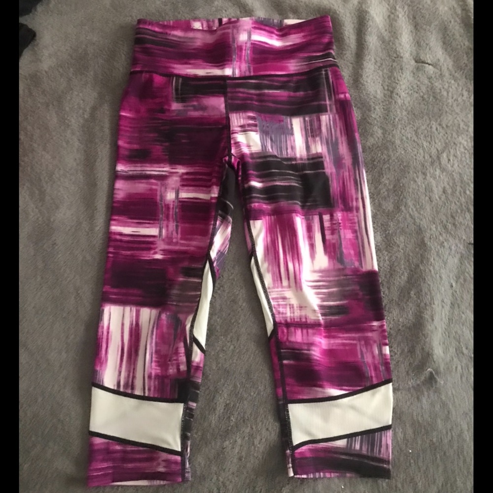 Pink, Purple, & Black Workout Pants/Tights